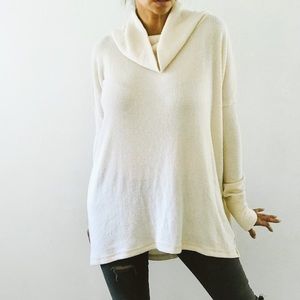 NWT Free People cowl neck sweater Sz Small